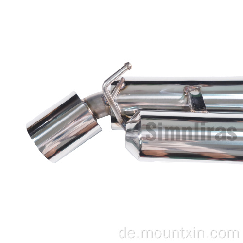 Catback-Auspuff für Nissan 370Z Z34 09-17 VQ37VHR